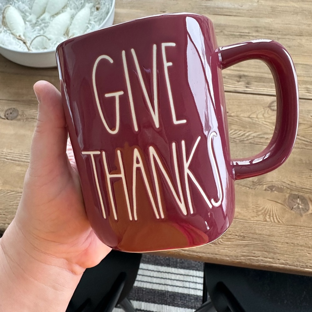 Rae Dunn Give Thanks Mug